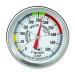 TFA Dostmann 141029 BBQ thermometer analog 14.1029 for cooking room temperature measurement for the grill/smoker made of stainless steel 18/8 silver 52 x H 67 mm