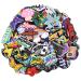 Pabucle Lot of 25,40,80,100,120,160,200PCS Clip Buckle Charms Random PVC Different for Clog Shoes Decoration Charms