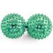 2x DBT skills hedgehog ball |Magnetic high stress acupressure ball |For stress relief or massage |against tension and for more mobility and concentration (green) green 32 mm