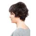 Short Human Hair Wig with Side Parting | Dark Brown with Red Highlights - DW411HH-2H130 | Shop Now! - Buy Online on GoSupps.com