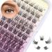 Ahrikiss D Curl Lash Clusters 72 Pcs - DIY Fluffy Eyelash Extensions for Home Makeup - B11 (8/10/12/14/16mm) Volume Individual Lashes - Buy Online on GoSupps.com