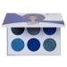 Juvia's Place Blue Eyeshadow Palette - Professional Eye Makeup, Pigmented Eyeshadow Palette, Makeup Palette for Eye Color & Shine, Pressed Eyeshadow Cosmetics, Shades of 6 Blues