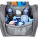 Narwey Travel Hanging Toiletry Wash Bag Makeup Organizer - Grey (Medium) | Women's Cosmetic Bag - Buy Online on GoSupps.com