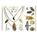 Terra Tattoos Metallic Temporary Tats - 75+ Egyptian Designs, Waterproof & Long Lasting - Ideal for Beach, Festivals & More! - Buy Online on GoSupps.com