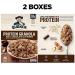 Quaker Protein Granola Oats Chocolate & Almonds 18oz Boxes - 2 Pack - Buy Online on GoSupps.com