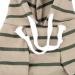 Zweitea Striped Hoodie Shirts for Small & Medium Dogs | Soft Short Sleeve Sweater | Stylish Puppy Clothes in Khaki - Buy Online on GoSupps.com