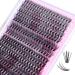 Calailis eyelashes individually 280 PCs 0.07-30d+40d DIY cluster eyelashes d Curl Individual eyelash extensions eyelash extensions volume eyelash bushes at home (0.07-30d+40d 10-16 mix)