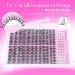 Buy Wispy Lash Clusters - 180 Pcs DIY Fluffy Eyelash Extensions for Natural Look - ALPHONSE A Manhua Eye - Buy Online on GoSupps.com