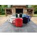 Set of 4 White Speckled 14oz Ceramic Campfire Mugs - Durable Camping Style Coffee Cups for Outdoors/Home - Buy Online on GoSupps.com