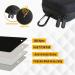 Steez Golf Accessory Case - Airtight Water-Resistant Hard Case for Golf Essentials in Grey - Buy Online on GoSupps.com