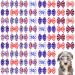 Weewooday 90 Pcs Holiday Dog Hair Bows Grooming Dog Hair Accessories Bows with Rubber Bands Pet Dog Topknot Hair Bows for Halloween Fall Xmas St. Patrick's Day Easter Decor (Classic Style)