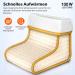 Sinnlein Electric Foot Warmer - 6 Temperature Levels & Timer | Overheating Protection & Auto Switch-Off (Beige) - Buy Online on GoSupps.com