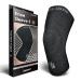 Vital Salveo Knee Compression Sleeve Swelling Recovery Knee Brace S-Support Pain Relief for Men and Women Unisex for Running Basketball Gym Workout Sports (1PC) (Dark Grey XXXL)
