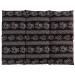 Rapeseed pillow large 40x30cm 6 -chamber - flower -brown - thermal pillow grain pillows e.g. as back pillow & abdominal pillow - rapeseed pillow 30x40 - Flower -brown