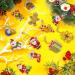 21 Pcs DIY Diamond Key Chain Ornaments - Cute Style | 5D Rhinestone Pendant Decor Kit for Kids | Christmas Diamond Art Key Ring - Buy Online on GoSupps.com