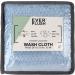 Everplush Diamond Jacquard Washcloth Set in Aquamarine - 6 Piece | 13 x 13 IN | 6 Pack - Buy Online on GoSupps.com