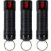 Police Magnum Keychain Pepper Spray Self Defense Belt Clip Holder - 3 Pack | Made in USA | Maximum Strength OC with Dye | Small Safety Key Chains for Men & Women - Buy Online on GoSupps.com