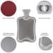 Blum Valley 1.5L Heat Bottle for Babies | Washable Fluffy Hot Water Bottle with Red Polar Cover | Safe Natural Rubber Bed Bottle - Buy Online on GoSupps.com