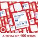 100 Piece All Health First Aid Kit with Traveling Case | On-The-Go Professional Kit for Travel, Work, School, Home, Car, Survival, Camping, Hiking - Buy Online on GoSupps.com