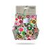 Petit Lulu Bamboo Maxi-Night Diaper fitted velcro | Reusable and washable | Made in Europe (circles)