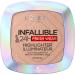 L'Oreal Paris Infallible Up to 24HR Highlighter Longwear Powder Highlighter For All Day Glow Champagne Glow 0.31 Oz Champagne Glow 0.31 Ounce (Pack of 1)