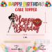 Seyal Wondr Woman Happy Birthday Cake Topper - Buy Online on GoSupps.com