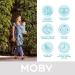 Moby Ring Sling Wrap Carrier | Versatile Hands-Free Support for Parents | Breathable Baby Wrap for Newborns to Toddlers | Supports 8-33 lbs | Fern - Buy Online on GoSupps.com