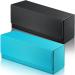 Weewooday 2 Pieces Deck Card Storage for 400+ Cards, Top Loader for Cards Deck Trading Cards Box Holding Compatible with TCG Top Loader MTG Storage Boxes for Baseball Play Cards (Gray and Blue)