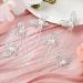 24-Piece Butterfly Crystal Pearl Hair Pin Set | Silver Bridal Hair Clips for Women | Wedding Bride Headwear Accessories - Buy Online on GoSupps.com