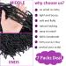 Faux Locs Crochet Hair 18 inch 7 Packs Natural Butterfly Goddess Locs for Black Women - 1B - Buy Online on GoSupps.com