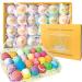 Party Favors for Women- Bath Bombs Gift Set. 24 Individually Wrapped Bath Bombs Fizzers in Drawstring Bags. Dry Skin Moisturize Bathbombs. Bulk Gifts for Women Party Favors & Wedding Favors!