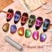 FOCEN Moonstone Cat Eye Gel Set - 6 Starry Sky Colors with Magic Effect | Soak Off 9D Manicure Kit with Magnet Stick for Nail Art - Perfect Gift - Buy Online on GoSupps.com