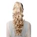 Wig Me Up-Sa09-202 Hair Part Board Power Break Light Blond Extension Extension Butterfly clip Subtle noble Long 50 cm gold light blonde (202)
