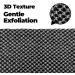 Japanese Exfoliating Towel Extra Long Exfoliating Washcloth Exfoliating Body Scrubber for Men Women Exfoliation Body Scrubbing Brush Loofah Exfoliator 1 Pcs (3D Black Grid/1PCS) - Buy Online on GoSupps.com