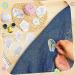 50 Pcs Wash Away Water Soluble Embroidery Stabilizers with Flower Patterns - Ideal for Hand Sewing & Machine Embroidery - Buy Online on GoSupps.com