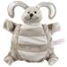 Sleepytot Bunny Comforter and Soother Holder Baby Sleep Aid Attachable in Grey L (Pack of 1)