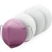 PHG Protective Health Gear High-Filtration Face Mask - USA Made 4 Layers Over 95% Filtration for Medical Use Travel & Public Spaces - 20 Pack in Magenta - Buy Online on GoSupps.com