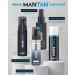 MANTAN Fake Tan Body Mousse -  Brown Tanning Mousse for Men with Masculine Aqua Fragrance - Easy to Apply, No Ginger Tones - Dark Shade Self Tan Body - 200ml - Buy Online on GoSupps.com