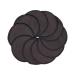 Pandoo Black Reusable Organic Cotton Pads | Eco-Friendly Make-Up Remover | 10 Washable Pads + Bags - Buy Online on GoSupps.com