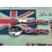 EXZACT Union Jack Kids Cutlery Set- 6pcs Stainless Steel Toddler Children's Cutlery - Forks & Spoons - BPA Free & Dishwasher Safe - Buy Online on GoSupps.com