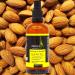Feelia Organic Sweet Almond Oil - 100% Pure Cold Pressed Rich in Vitamins A & E Zinc Omega 3 - Fast Absorption for Healthy Skin - Buy Online on GoSupps.com