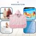 Morning Star Badeponcho for Kids - 100% Cotton Oeko-Tex Baby Bathing Towel for Girls & Boys (Pink 1-3 Years) - Buy Online on GoSupps.com