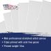 U.S. Art Supply 3x3 Mini Professional Primed Stretched Canvas - Pack of 12 Mini Canvases for Painting & Crafts - Buy Online on GoSupps.com