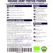 Organic European Hemp Protein Powder 500g by Indigo Herbs - Buy Online on GoSupps.com