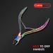 Professional Cuticle Cutter & Pusher Trimmer - Nail Care Tool for Manicure & Pedicure Beauty - Buy Online on GoSupps.com