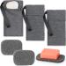 3 Pack Soap Saver Bags and Pads Set Soap Pocket Exfoliating Soap Saver Pouch for Large Bar Soap or Leftover Bits Body Scrubber Sponge for Men and Women for Bathing and Showering (3 Pack)