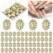 Lounsweer 50 Pcs 3D San Judas Nail Charm Virgin Mary Nail Gems Shiny Zircon Alloy Jesus Art Charms Metal Buddha Gold Nail Jewels Religious Nail Rhinestones Accessories for Women Girls