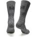 MIRMARU Men's 5 Pairs Outdoor Sports Hiking Crew Socks - Black, Charcoal, Olive - Large-X-Large - Buy Online on GoSupps.com