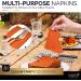 Orange Disposable Dinner Napkins - 40 Pack 2 Ply Guest Towels for Parties & Weddings by Amcrate - Buy Online on GoSupps.com