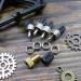 Pitlane Performance Bicycle Valve Repair Set - 20 PC Lightning Dunlop Replacement with Caps & Free Presta-Schrader Adapter - International Shipping - Buy Online on GoSupps.com